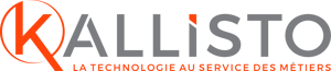 Image Kallisto Logo  gris et cercle orange light